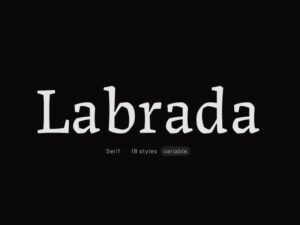 labrada-font